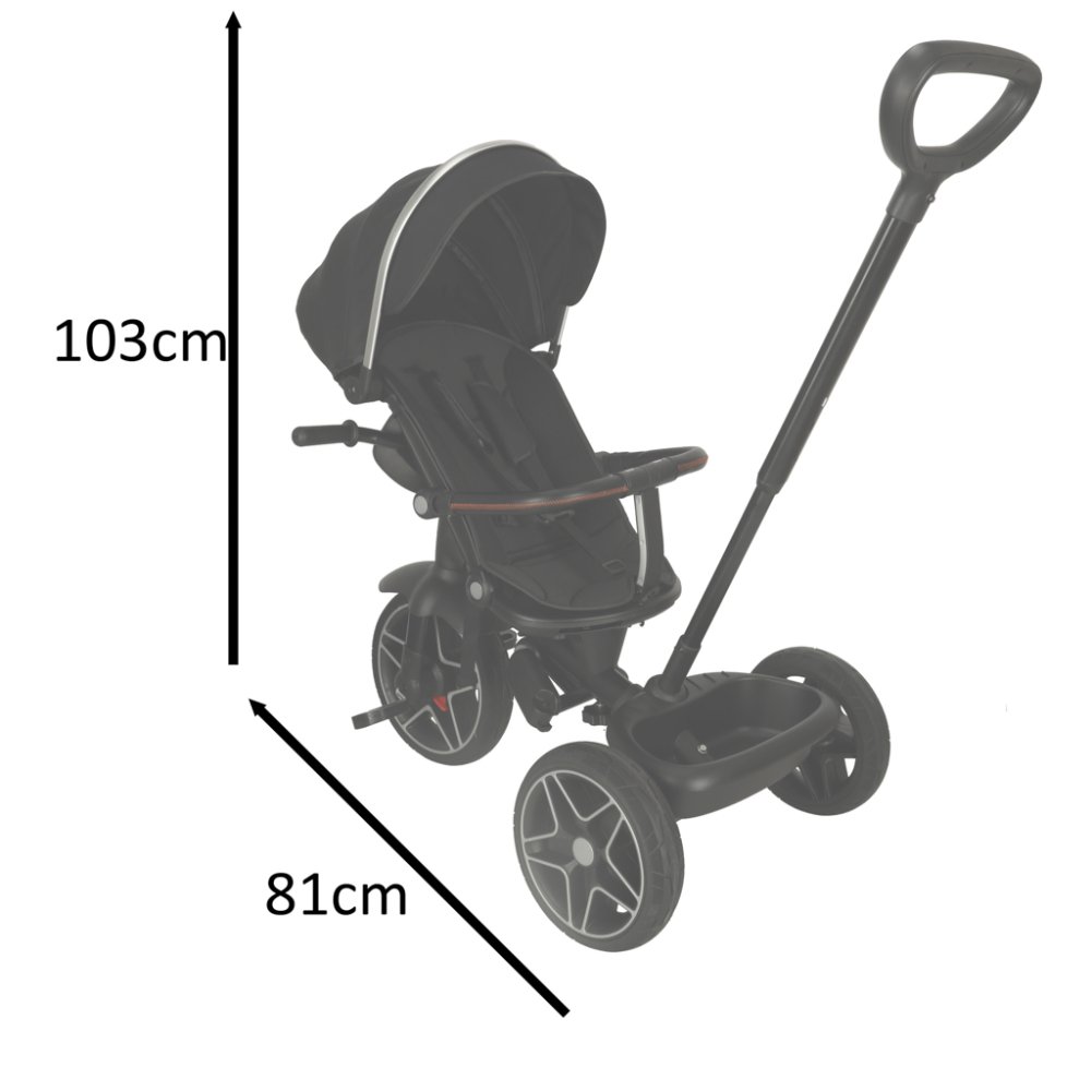 TRIKE FIX Elite Tricycle Baby Carriage, Black (7)