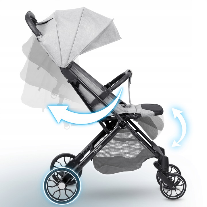 Paseo Nukido Baby Stroller, Gray (8)