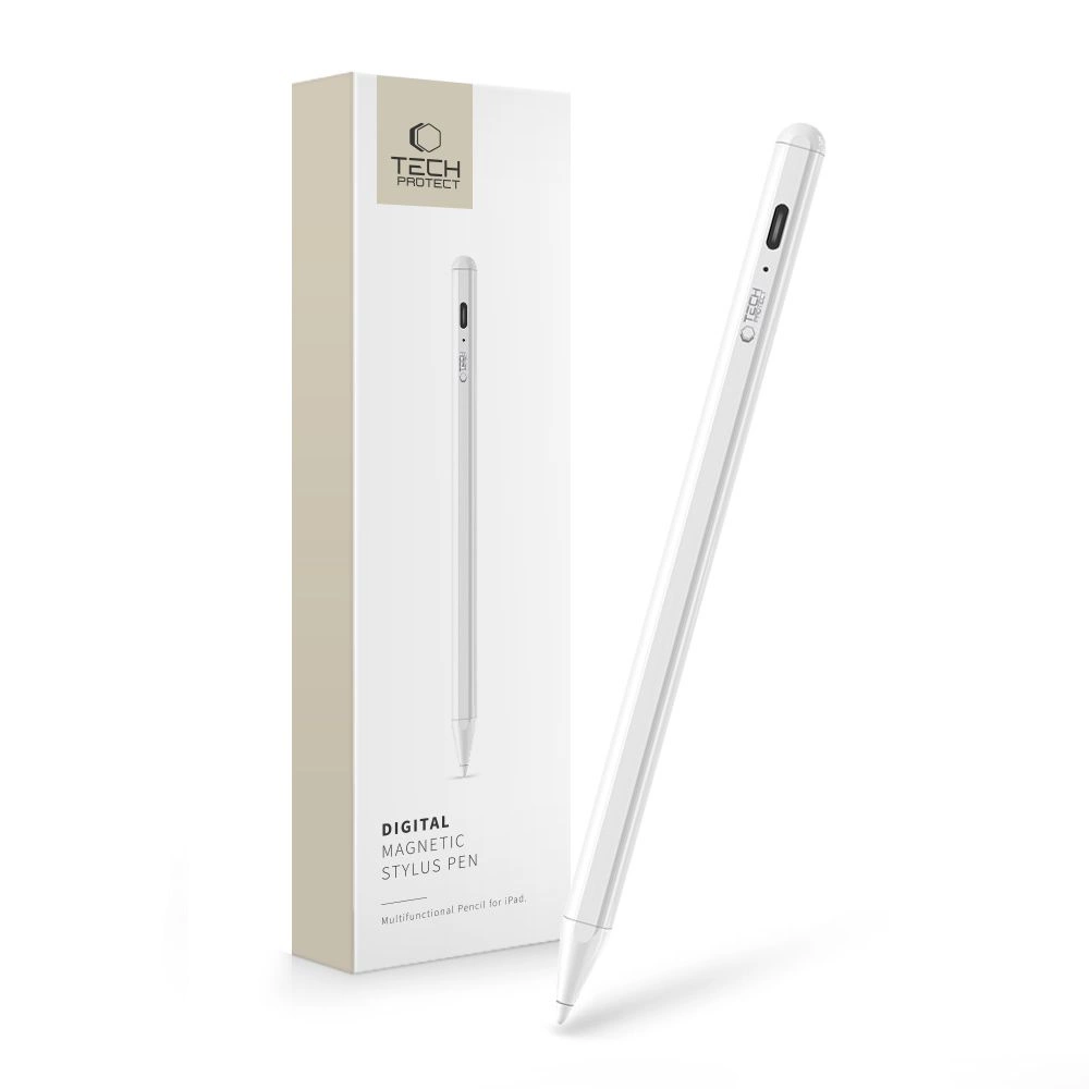Tech-Protect Digital Stylus Magnetic stylus for iPad - white