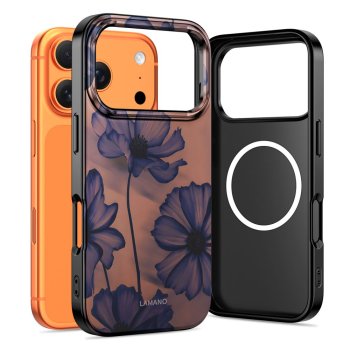 Tech-Protect Lamano MagSafe Phone Case Cover iPhone 17 Pro - brown-purple