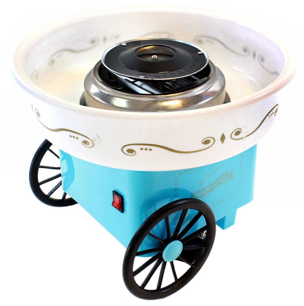 Cotton Candy Floss Sugar Wool Making Machine, Blue (2)