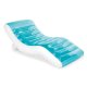 Inflatable lounge mattress/chair for swimming, Intex 56874, turquoise and white