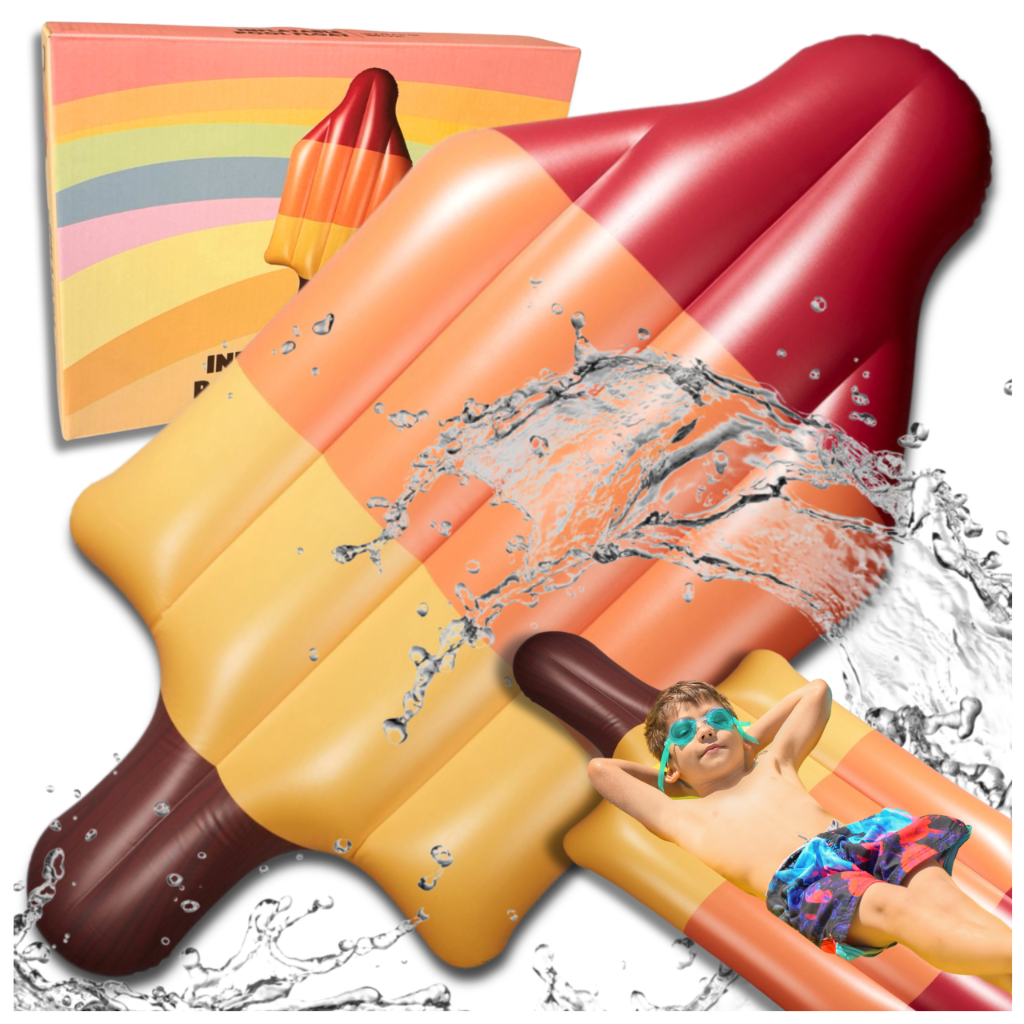 Inflatable Swimming Beach Pool Mattress "Ice cream"