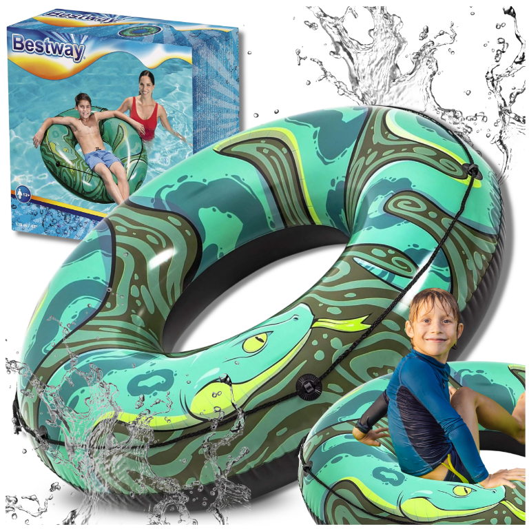 Bestway Snake Inflatable Swimming Ring 119 cm for Kids & Adults