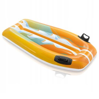 INTEX Inflatable Kids Bodyboard with Handles 58165, Orange