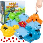 Hippo Board Game for Kids, Family Dexterity Marble Chomping Game
