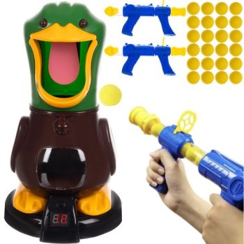 Duck Target Shooting Game with 2 Foam Ball Guns 22959