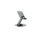 Devia EL243 Rotating Desk Stand for Phone and Tablet, 360° Adjustable, Grey