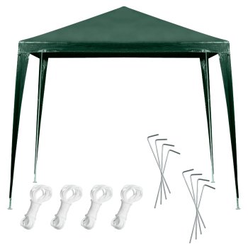 Outdoor Party Tent Garden Gazebo 2.5 x 2.5m, Green