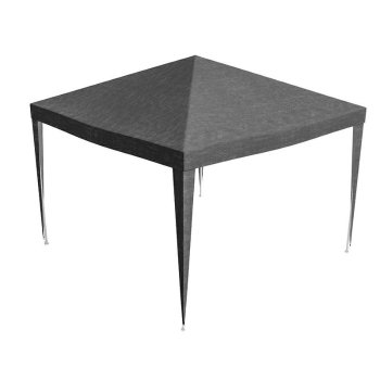 Pe roof for garden pavilion 3x3m grey