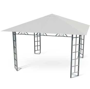 Beige Garden Pavilion Tent Plonos (without walls), 3x3m