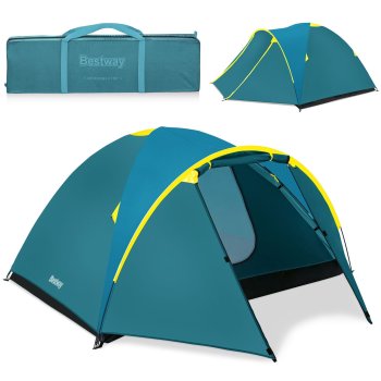Camping tent for 4 people, Activeridge Ridge 4 Bestway 68091