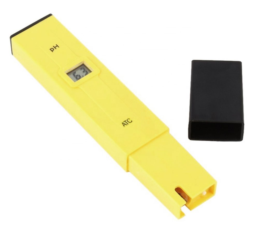 Electronic Water pH Meter with ATC and LCD Display, yellow-black (2)