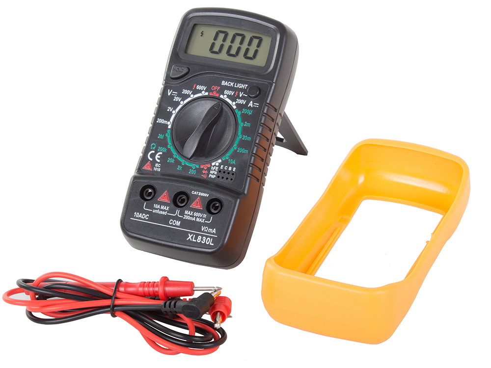 XL830L Digital Multimeter LCD AC/DC Ammeter Voltage Tester (9)