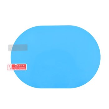 Anti-Fog Car Mirror Film Telcon Waterproof Rain Guard 2 Pcs 14.5x10cm