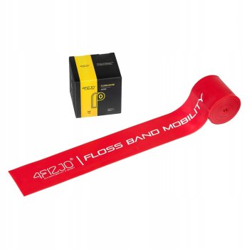 4FIZJO FLOSS BAND for Muscle Compression and Recovery, Thickness 1mm, Red
