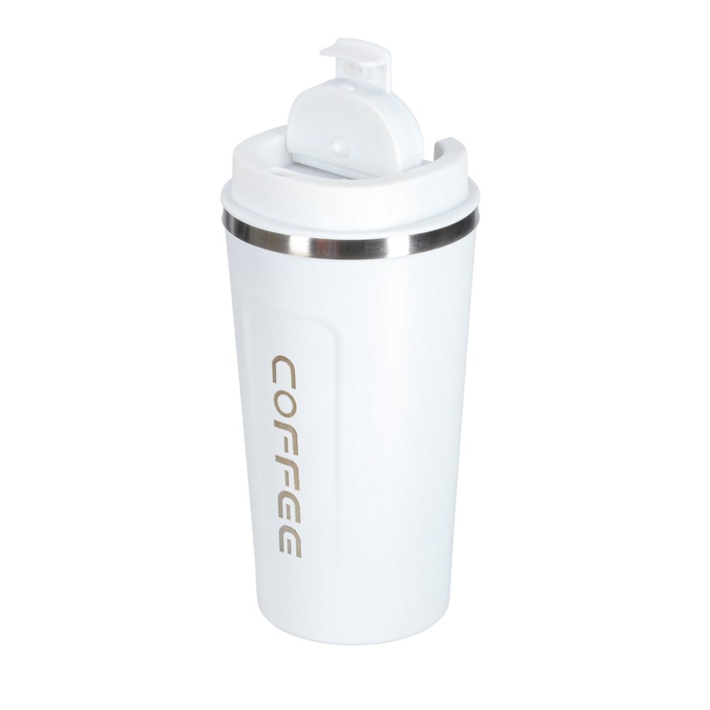 Thermal Mug with Spout and LED Temperature Display, 500ml, White (1)
