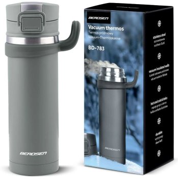 Berdsen BD-783 Vacuum Bottle Thermos 450 ml, Gray