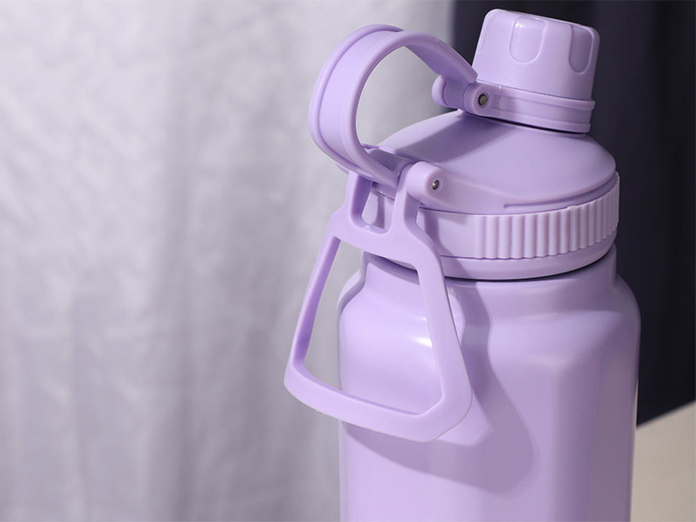 Insulated Water Bottle with Handle 700ml, Thermal Flask for Hot & Cold Drinks (2)