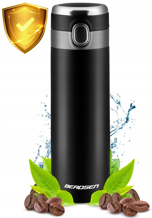 Berdsen BD-786 Vacuum Bottle Thermos 450 ml, Black (1)