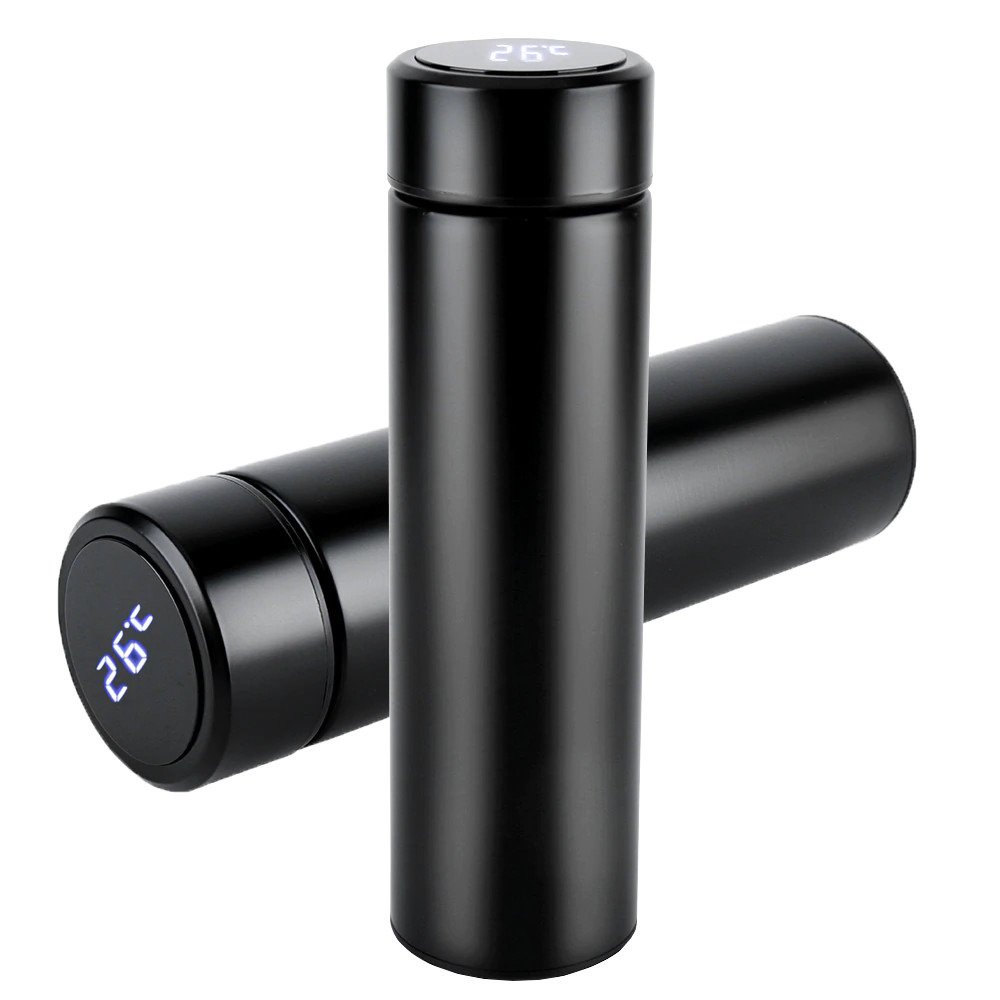 Smart Thermal Mug Bottle Thermos Flask with LCD Temperature Display, 0.5L (0)