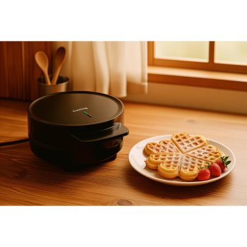 Round Waffle Maker Huslog 1200W