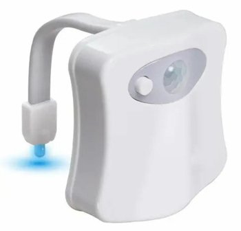 LED Toilet Lamp with Light and Motion Sensor
