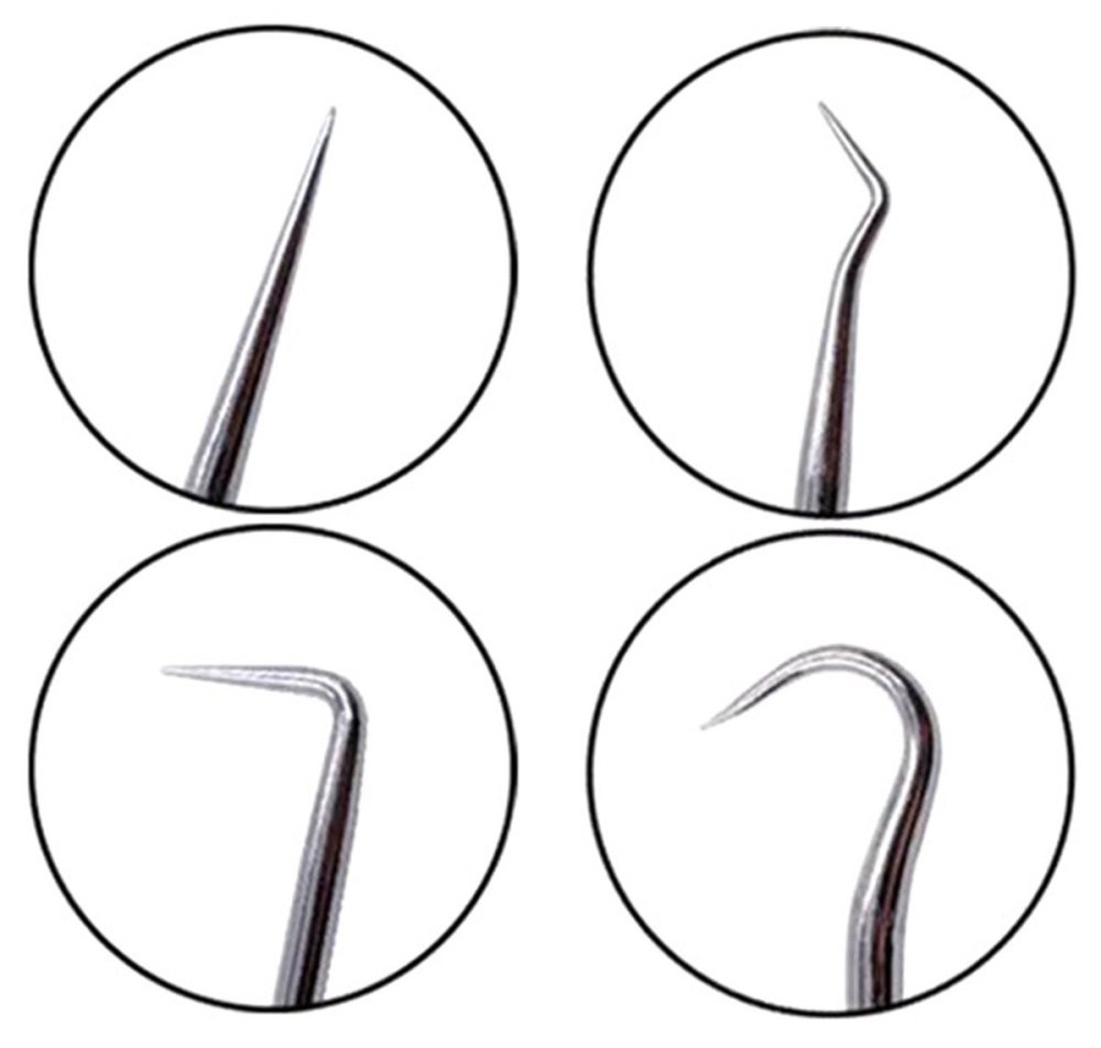 Set of hooks with handle 4el. (2)