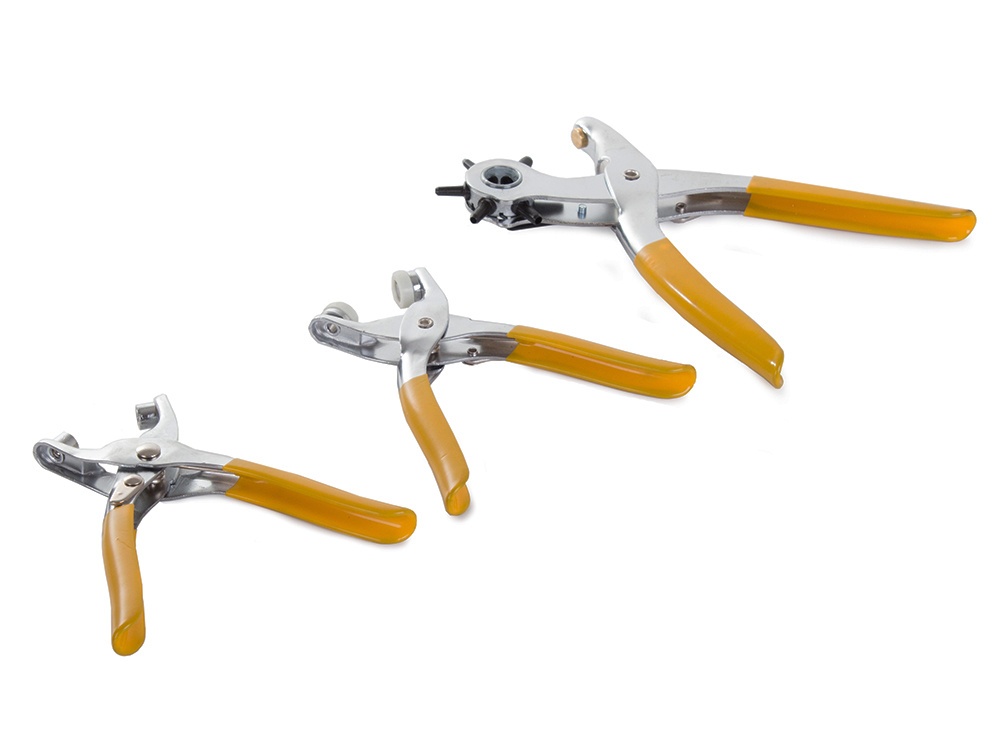 Leatherworking Tool Set: Hole Punch, Rivet Setter, Snap Tool (2)