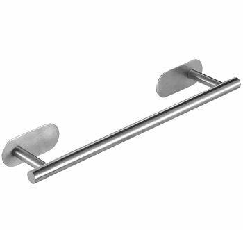Metal Towel Rack Hanger Holder, 40cm, Silver