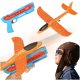 Kids Toy Automatic Gun Airplane Glider Launcher, Blue