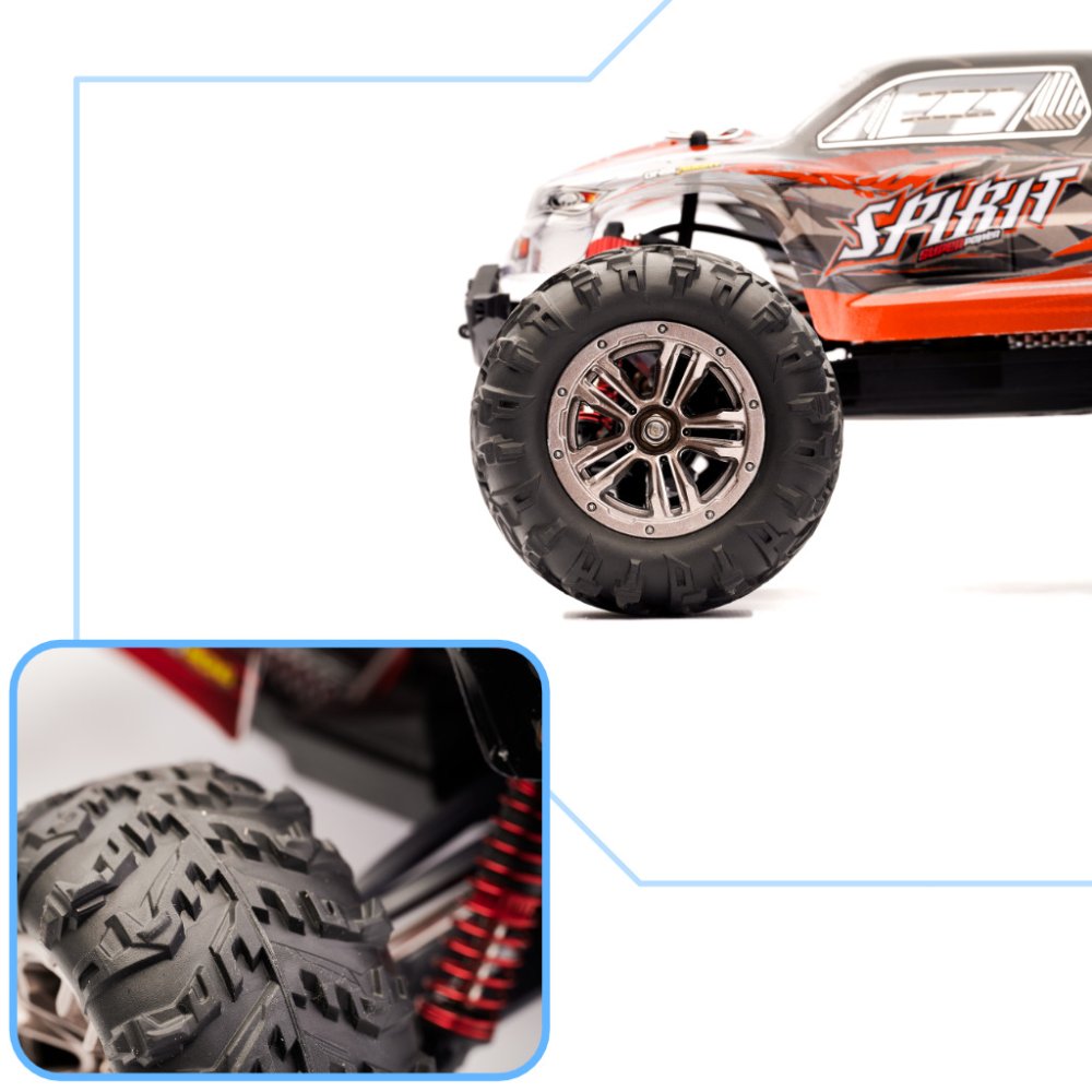 Remote Control RC Car Q901 1:16 2.4G 4CH 52 km/h, Red (4)