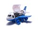 Transport Cargo Aircraft Airplane Police Car Play Set