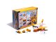 Kids Toy Transport Cargo Transporter Aircraft Airplane + 3 Construction Vehicles