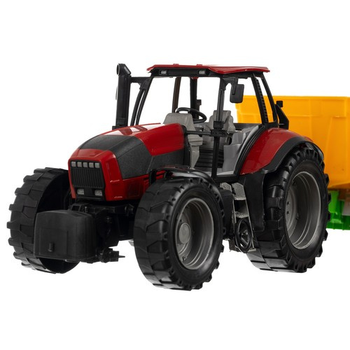Friction Powered Farm Tractor with Tipping Trailer 24711 (2)
