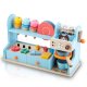 Wooden Cafe Playset for Kids Nukido NK-880 Coffee Shop & Ice Cream Counter Toy