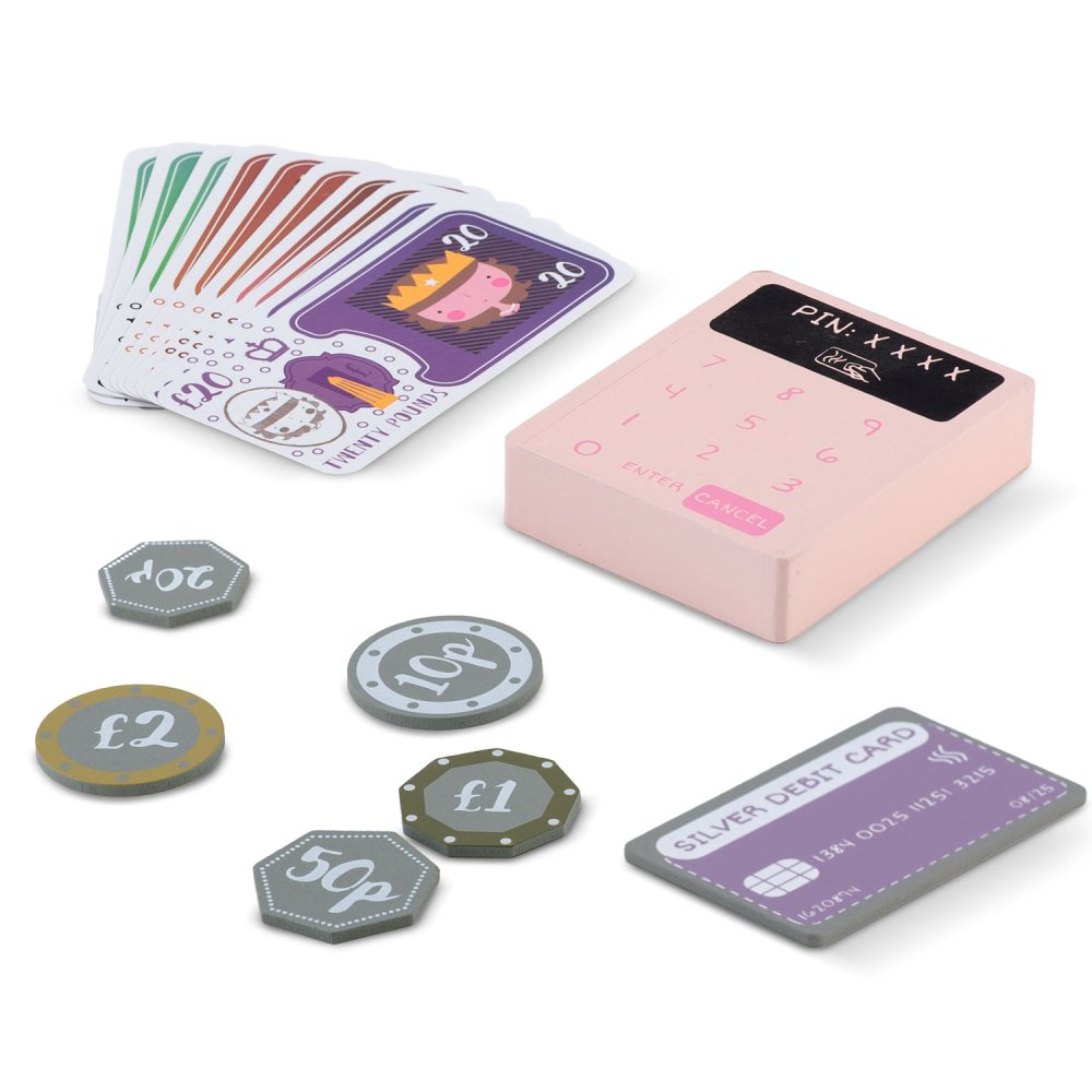 RK-868 Ricokids Wooden Toy Store Cash Register (3)