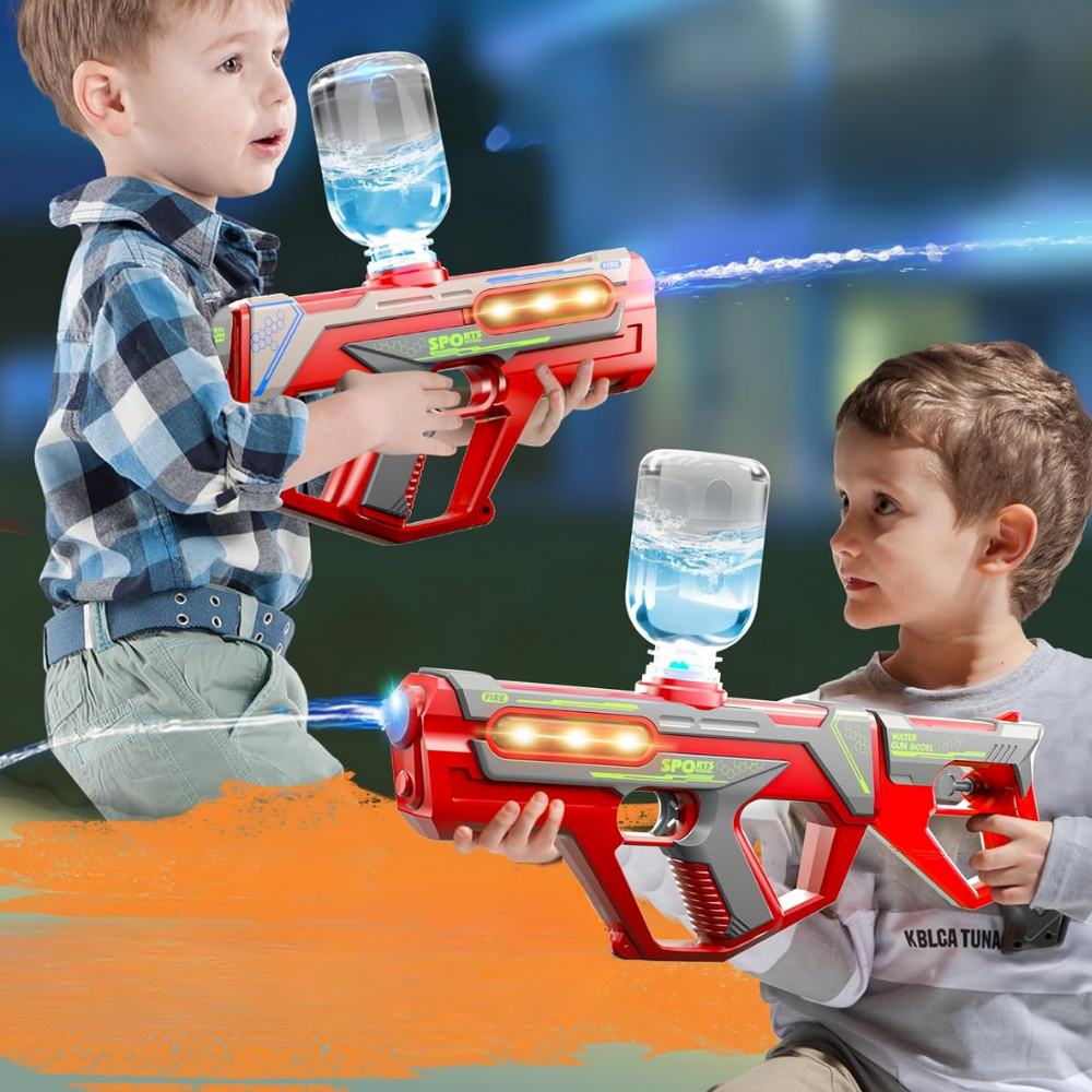 Water Gun Electric Automatic 2W1 Battery Red (0)