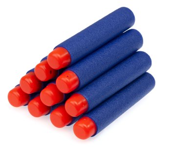NERF Foam Bullets Darts 10 pcs. 7,2 cm