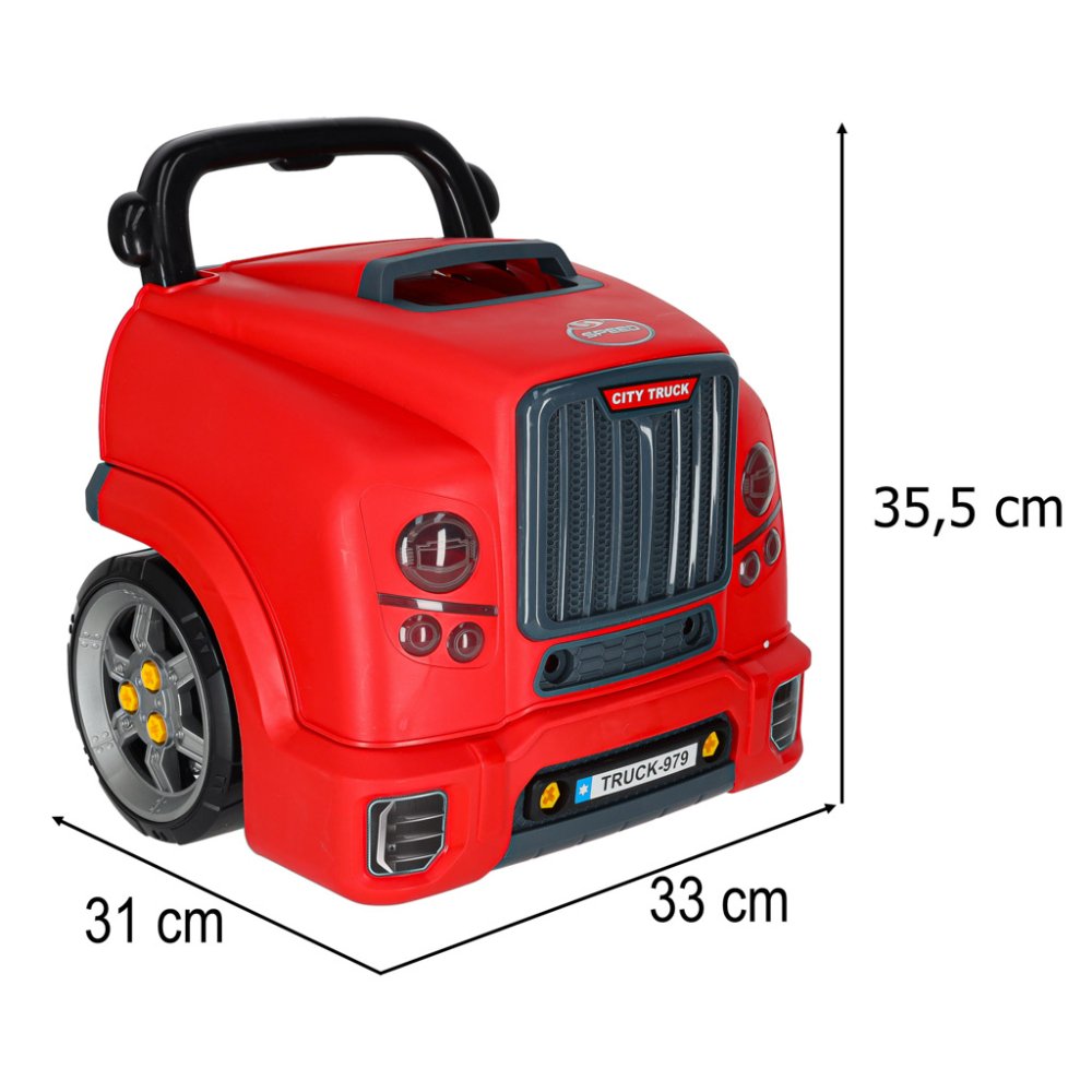 Take-Apart Truck Toy with Buildable Engine, Kids Mechanic Tool Set (1)