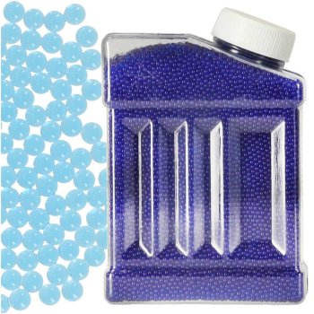 Hydrogel balls Orbeez (7-8mm) for multicolor rifle gun 50 000 pcs., blue