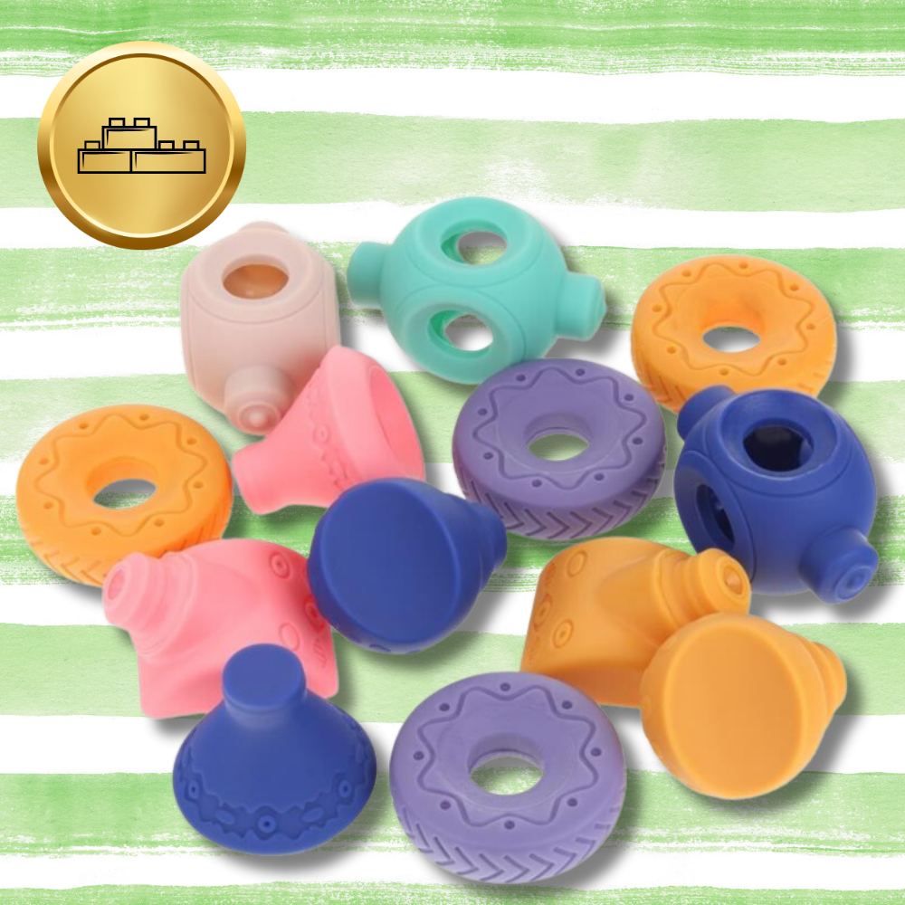 Soft Creative Sensory Blocks for Babies Teether 13 Elements (0)