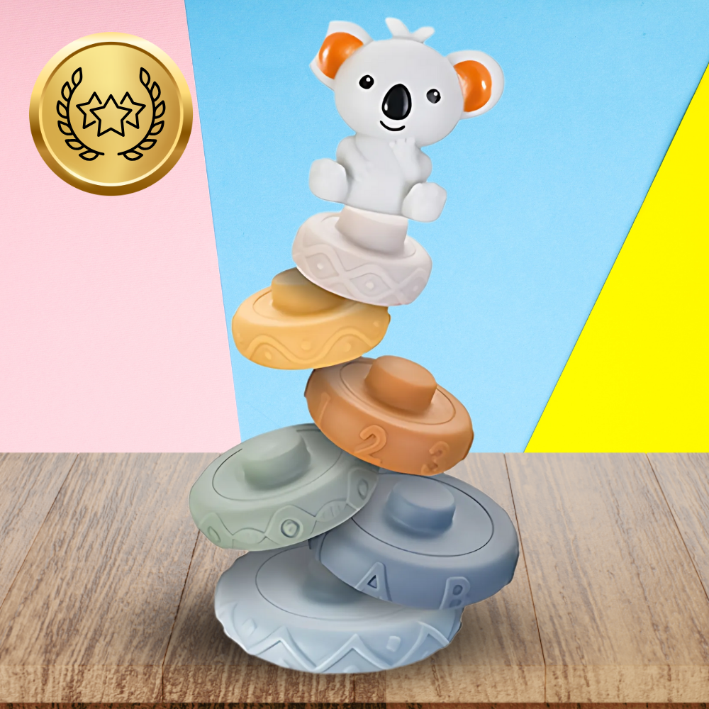 Soft Sensory Stacking Blocks for Babies and Toddlers, Teething Toy Set, 13 Pcs (1)