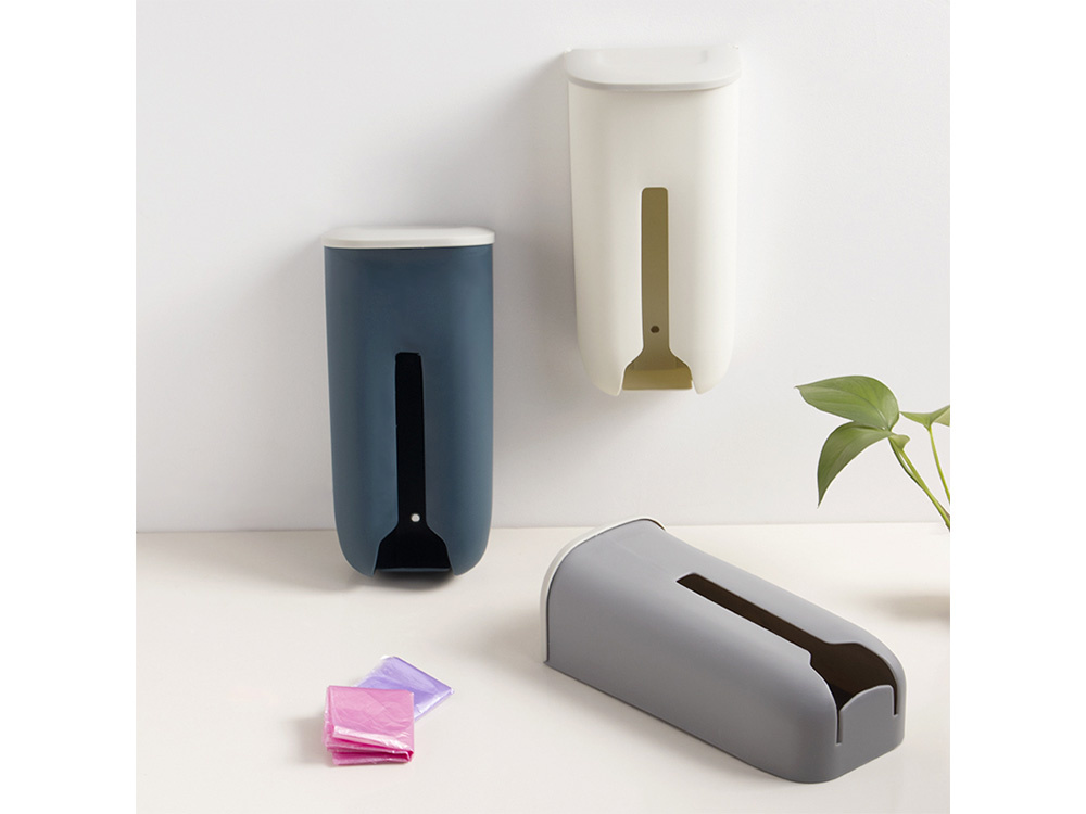 Bag Organizer, Wall-Mounted Kitchen Container for Carrier Bags (3)