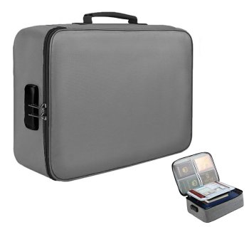 Locking document bag