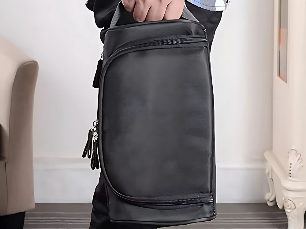 Hanging Travel Toiletry Bag Organizer for Men & Women, Waterproof, Black (2)