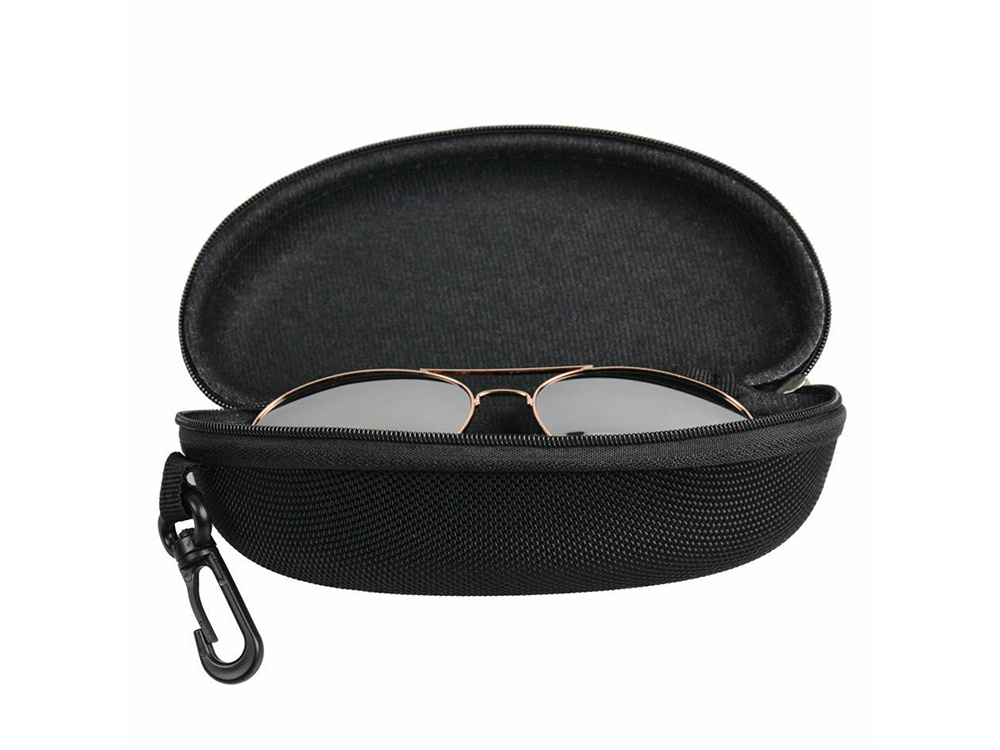 Hard Glasses Sunglasses Case Eyewear Protector Box Pouch Bag, Black (5)