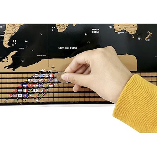World Map Scratch Card Poster Best Gift for Traveler 23443 (3)