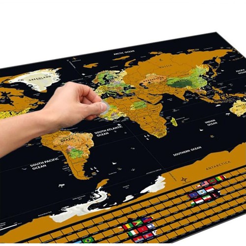 World Map Scratch Card Poster Best Gift for Traveler 23442 (with Accessories) (6)