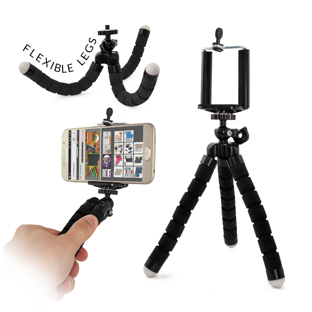 Elastic Mini Table Tripod for compact cameras, gopro, phones (0)